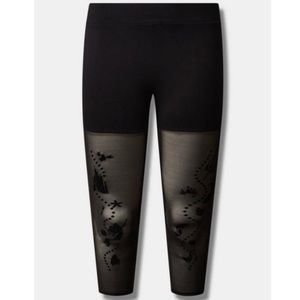 Torrid Little Mermaid Cropped Leggings High Rise 25” Inseam - 1X - 14/16 NEW